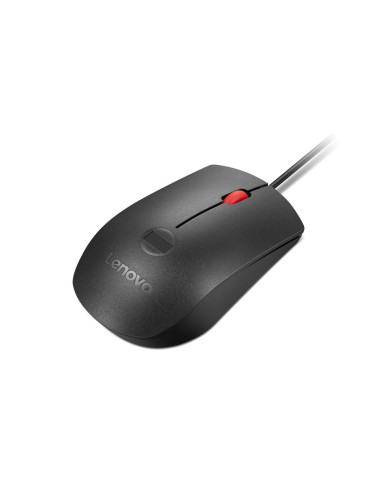 Lenovo Fingerprint Biometric USB Mouse Gen 3/Kancelárska/Optická/2 000 DPI/Drôtové USB-A/Čierna