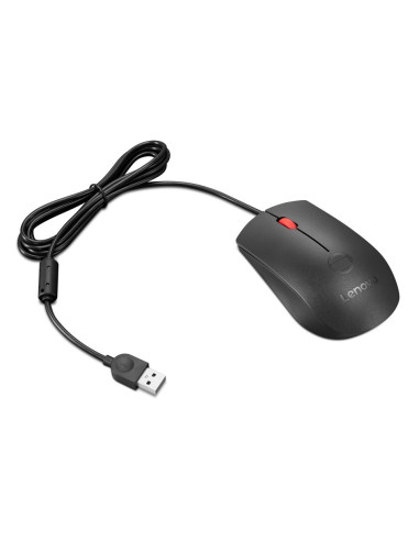 Lenovo Fingerprint Biometric USB Mouse Gen 3/Kancelárska/Optická/2 000 DPI/Drôtové USB-A/Čierna