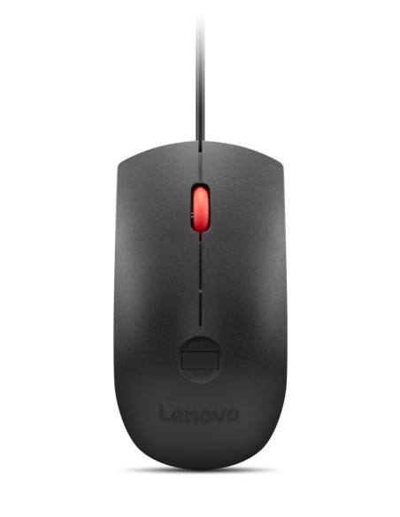 Lenovo Fingerprint Biometric USB Mouse Gen 3/Kancelárska/Optická/2 000 DPI/Drôtové USB-A/Čierna