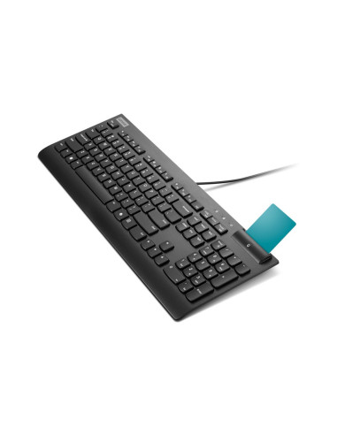 Lenovo Smartcard Wired Keyboard II AI-US Euro/Drôtové USB-A/US/Čierna