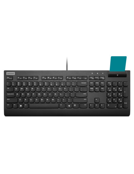 Lenovo Smartcard Wired Keyboard II AI-US Euro/Drôtové USB-A/US/Čierna