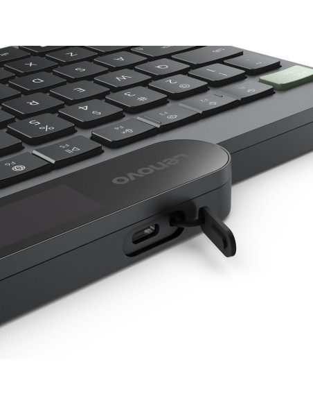 Lenovo Self-Charging Bluetooth Keyboard-Czech/Bezdrátové Bluetooth/CZ/Černá