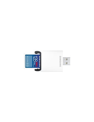 Samsung/SDXC/128GB/USB 3.0/USB-A/Class 10/+ Adaptér/Modrá