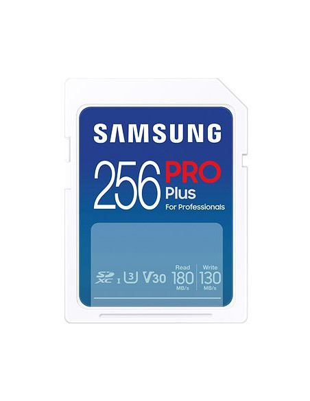 Samsung/SDXC/256GB/USB 3.0/USB-A/Class 10/+ Adaptér/Modrá
