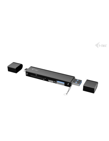 i-tec USB-C/USB-A Dongle SD/microSD karta reader + 2x USB port (1x USB-A, 1x USB-C)