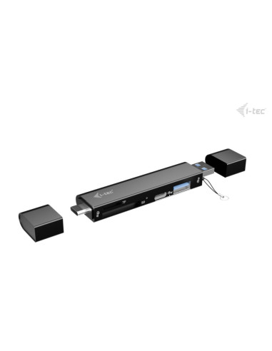 i-tec USB-C/USB-A Dongle SD/microSD karta reader + 2x USB port (1x USB-A, 1x USB-C)