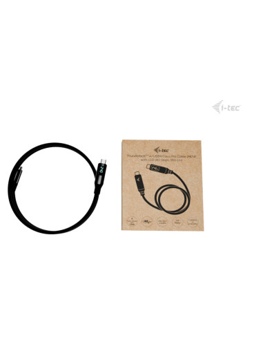 i-tec Thunderbolt 4/USB4 Class Pro Cable 240W s LCD (40Gbps, 150cm)