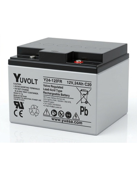 Yuasa YUVOLT Y24-12FR VdS (12V; 12Ah, M5)