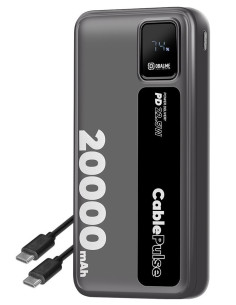 OBAL: ME CablePulse Powerbanka 20000mAh 22,5 W Black