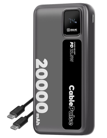 OBAL: ME CablePulse Powerbanka 20000mAh 22,5 W Black