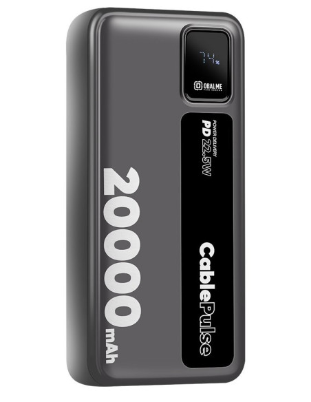 OBAL: ME CablePulse Powerbanka 20000mAh 22,5 W Black