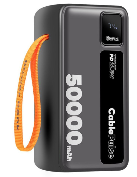 OBAL: ME CablePulse Powerbanka 50000mAh 22,5 W Black