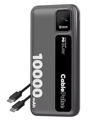 OBAL: ME CablePulse Powerbanka 10000mAh 22,5 W Black