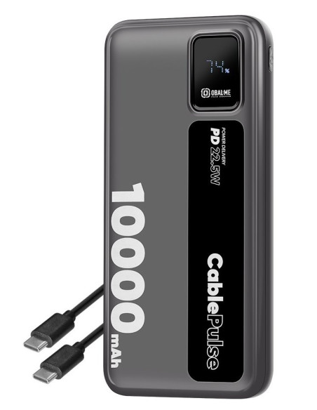 OBAL: ME CablePulse Powerbanka 10000mAh 22,5 W Black