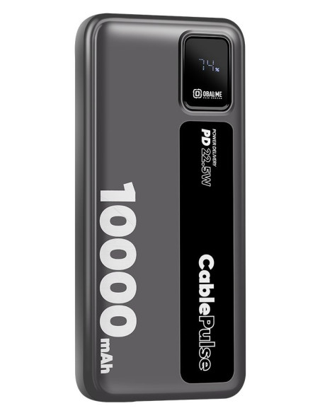 OBAL: ME CablePulse Powerbanka 10000mAh 22,5 W Black
