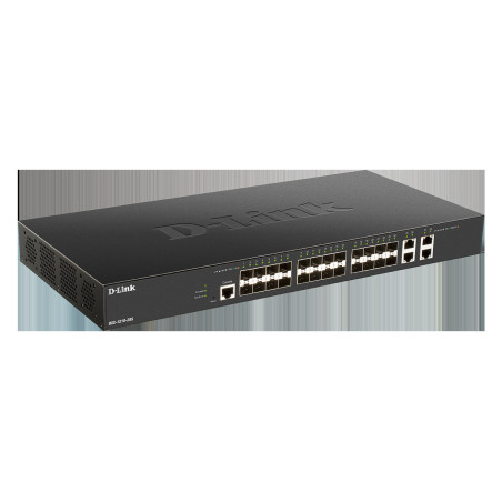 D-Link DXS-1210-28S 24 x 10 G SFP+ portov + 4 x 10 G Base-T portov Smart Managed Switch