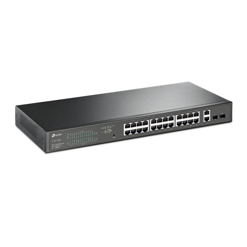 TP-Link TL-SG1428PE 24xGb POE+ 250W, 2xGb nonPOE, 2xSFP rack switch