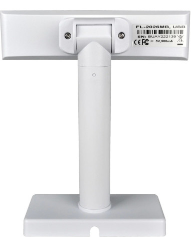 LCD displej Virtuos FL-2026MB 2x20, USB biely