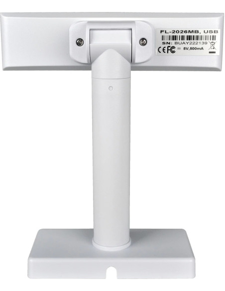 LCD displej Virtuos FL-2026MB 2x20, USB biely