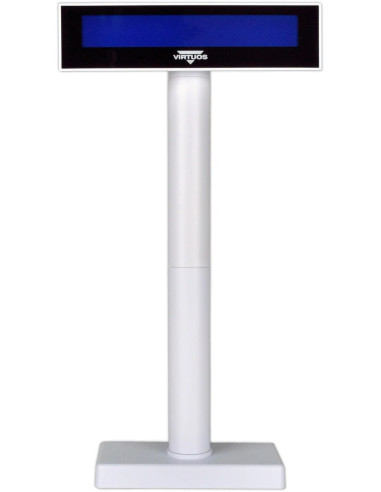 LCD displej Virtuos FL-2026MB 2x20, USB biely