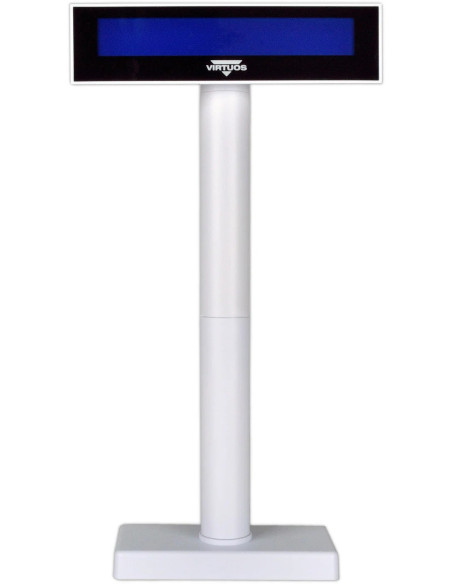 LCD displej Virtuos FL-2026MB 2x20, USB biely