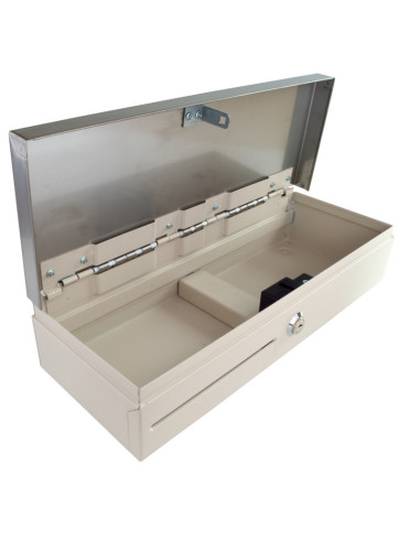 Pokladničná zásuvka flip-top FT-460C3 - s kab, biela