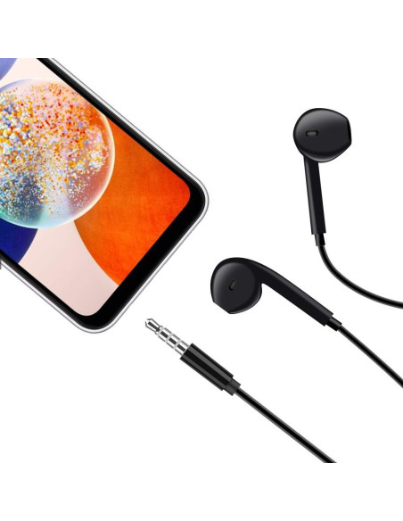 OBAL:ME Drôtové Slúchadlá 3.5mm Jack Black