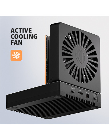AXAGON ADSA-M2C22, USB-C 20Gbps dokovacia stanica pre 2× M.2 NVMe/SATA SSD s funkciou klonovania