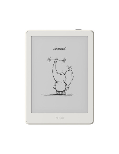 E-book ONYX BOOX GO 6 (Gen II), shell, 6" Carta 1300, 32GB, Bluetooth, Android 11, E-ink displej