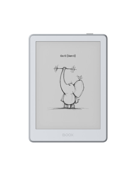 E-book ONYX BOOX GO 6 (Gen II), stone, 6" Carta 1300, 32GB, Bluetooth, Android 11, E-ink displej