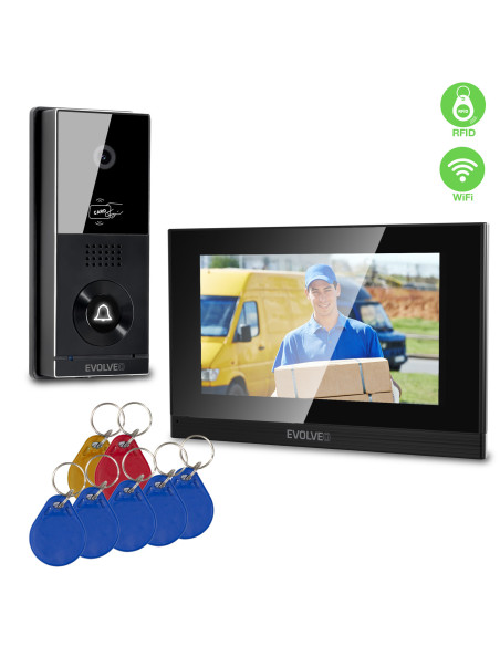 EVOLVEO DoorPhone AHD7 Plus – domový videotelefón s čipovým odomykaním a mobilnou aplikáciou
