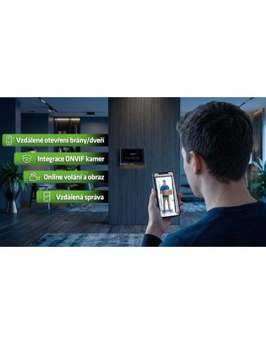 EVOLVEO DoorPhone AHD7 Plus – domový videotelefón s čipovým odomykaním a mobilnou aplikáciou