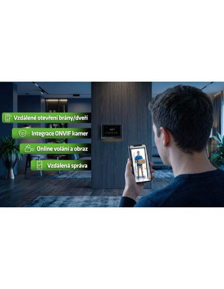EVOLVEO DoorPhone AHD7 Plus – domový videotelefón s čipovým odomykaním a mobilnou aplikáciou