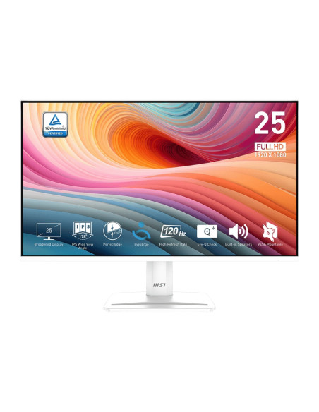 MSI Pro/MP251W E2/24,5"/IPS/FHD/120Hz/1ms/Biela/2R