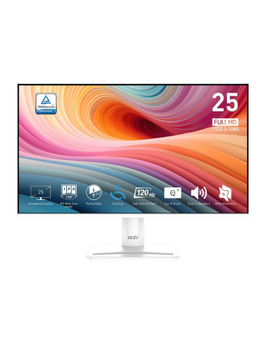 MSI Pro/MP251W E2/24,5"/IPS/FHD/120Hz/1ms/Biela/2R