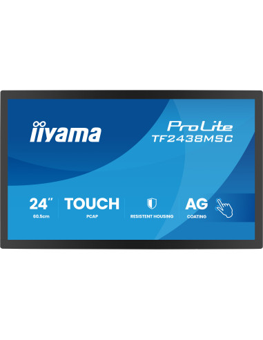24" iiyama TF2438MSC-B2: PCAP, IPS, FHD, HDMI, DP