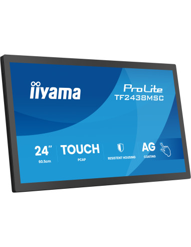 24" iiyama TF2438MSC-B2: PCAP, IPS, FHD, HDMI, DP