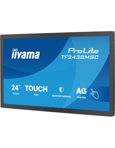 24" iiyama TF2438MSC-B2: PCAP, IPS, FHD, HDMI, DP