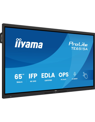 65" iiyama TE6515A-B2AG: IPS, 4K, EDLÁ, NFC