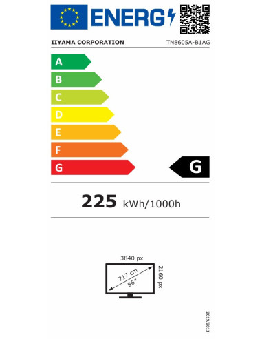 86" iiyama TN8605A-B1AG: IPS, 4K, no Android