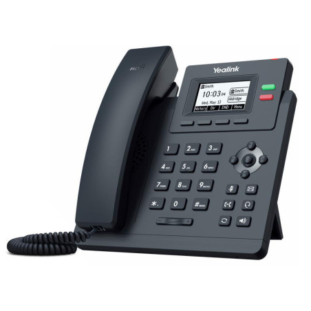 Yealink SIP-T31P SIP telefón, PoE, 2,3" 132x64 podsv. LCD, 2 x SIP úč., 100M Eth