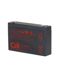 Batéria CSB HR1234WF2; 12V, 9Ah/34W, F2