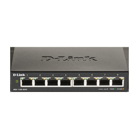 D-Link DGS-1100-08V2 Easy Smart Switch 10/100/1000