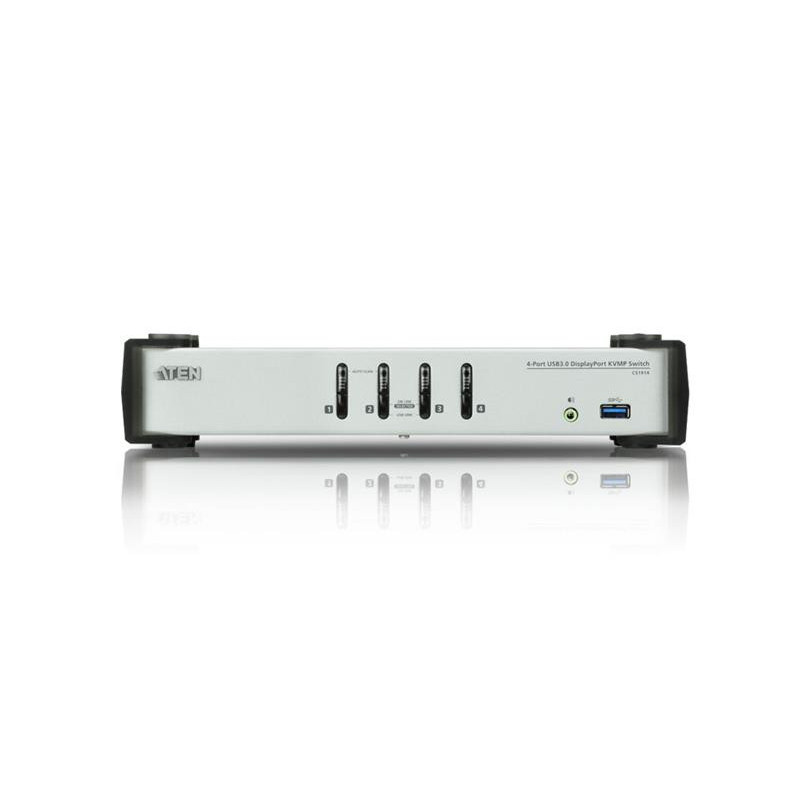 ATEN 4-port DisplayPort KVMP USB3.0, audio