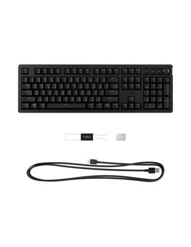 HP HyperX Alloy Rise/Drátová USB/US layout/Čierna