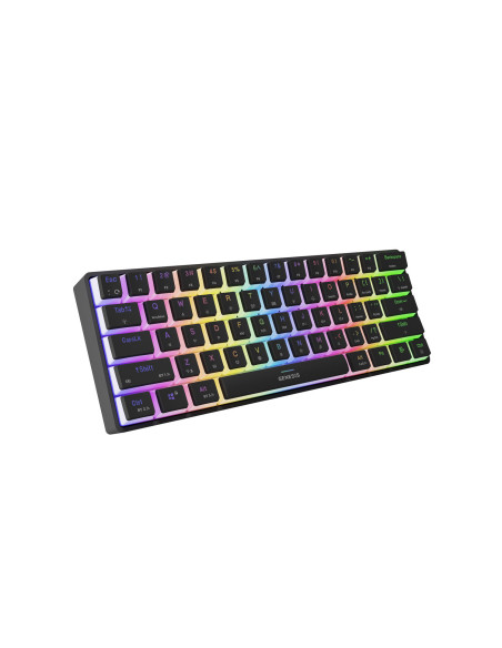 Genesis herná klávesnica THOR 660 G2/Gateron Brown/USB+BT/US layout/Čierna