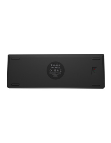 Genesis herná klávesnica THOR 660 G2/Gateron Brown/USB+BT/US layout/Čierna