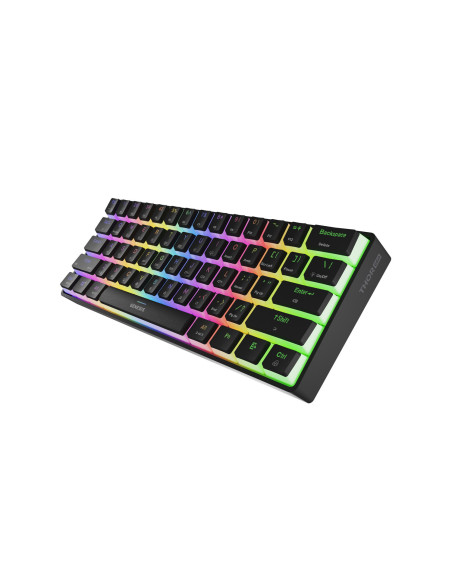 Genesis herná klávesnica THOR 660 G2/Gateron Brown/USB+BT/US layout/Čierna