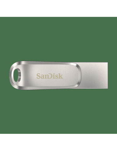 SanDisk Ultra Dual Drive Luxe/128GB/USB 3.1/USB-A + USB-C/Strieborná
