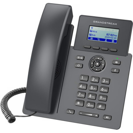 Grandstream GRP2601 SIP telefón, 2,21" LCD displej, 2 SIP účty, 2x100Mbit port